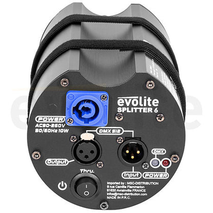 Evolite Splitter 6 Dmx Splitters EVOLITE