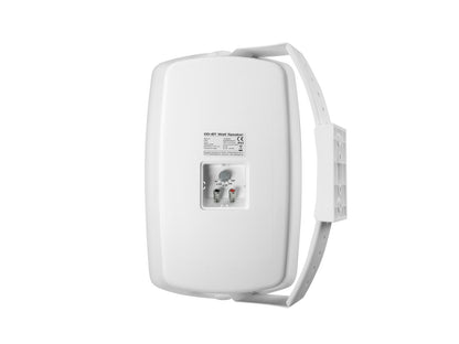 OMNITRONIC OD-8TW Weatherproof wall speaker pair (IP65) with 8" woofers 100V and 8? 50W White