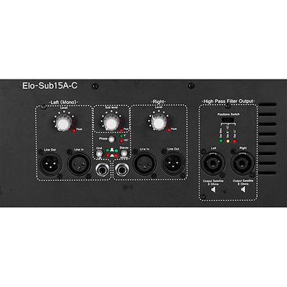 ELOKANCE ELO-800CC Compact 1600W 3-Way Speaker System