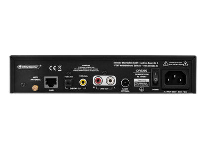 OMNITRONIC DRS-95 Internet Radio with DAB+ and Bluetooth OMNITRONIC