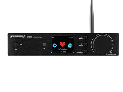 OMNITRONIC DRS-95 Internet Radio with DAB+ and Bluetooth OMNITRONIC