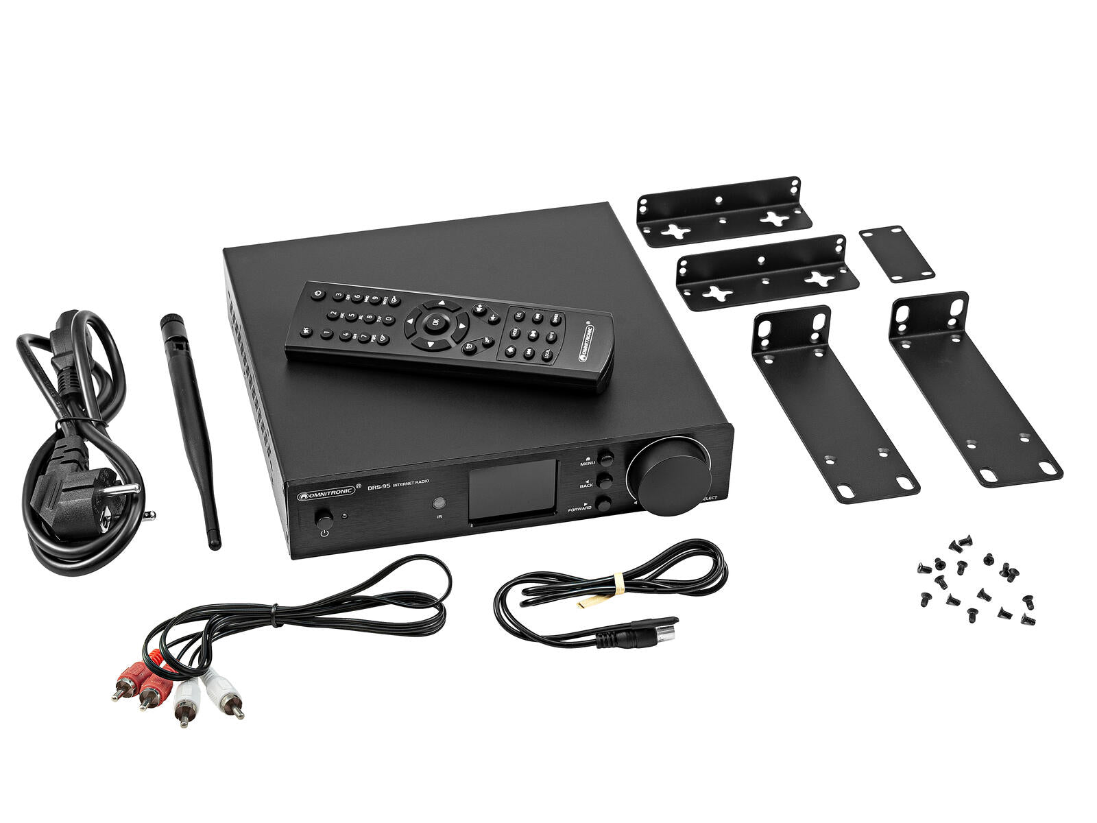 OMNITRONIC DRS-95 Internet Radio with DAB+ and Bluetooth OMNITRONIC