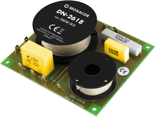 MONACOR DN-2618 2-way Crossover Network 8Ohm