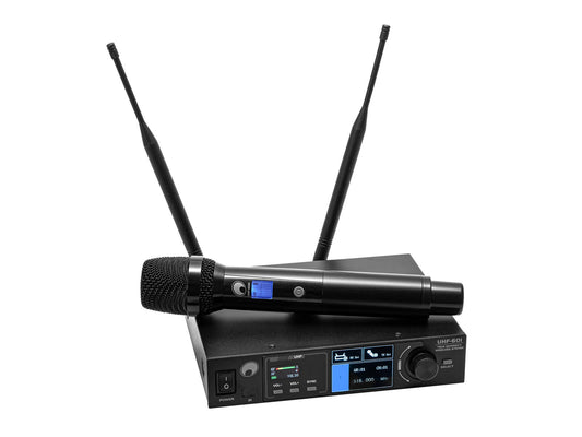 OMNITRONIC UHF-601 1-channel Wireless Mic System 823-832/863-865 MHz