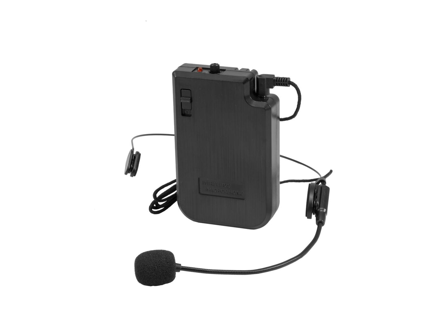 OMNITRONIC WAMS-10BT2 MK2 Mobile 10" PA system with battery operation, audio player, Bluetooth and 2 Bodypack + Headset Microphones