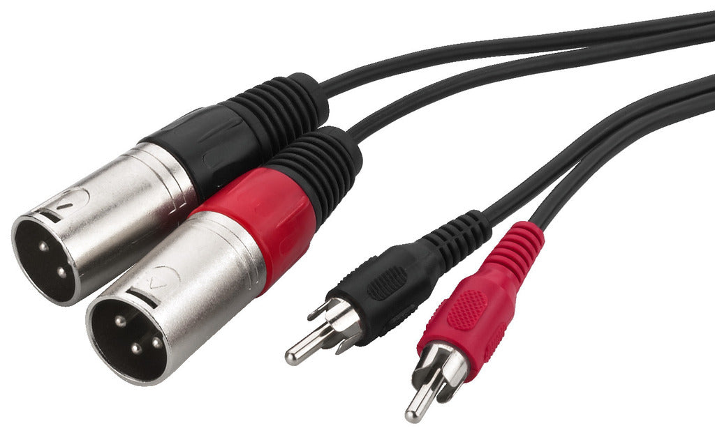 MONACOR MCA-127P Audio connection cable, 1m