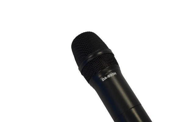 DATEQ DA-800H/6 Dateq DH-800H/6 - 800 Series diversity UHF PLL handheld 614-650MHz, Remoset Ultrasonic