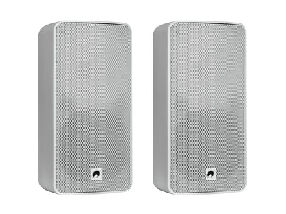 OMNITRONIC ODP-206W 2 weatherproof 6" wall speakers with mount 16Ω