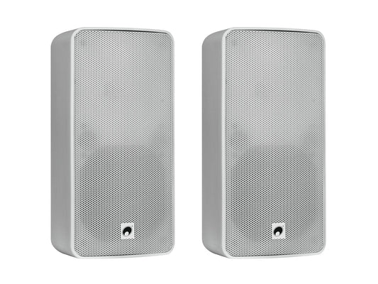 OMNITRONIC ODP-206W 2 weatherproof 6" wall speakers with mount 16Ω