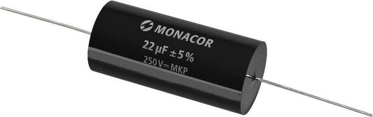 MONACOR MKPA-220 MKP film capacitor, 22 µF, 250 V