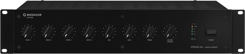 MONACOR PA-9100D 1000w Mono class D PA mixing amplifier