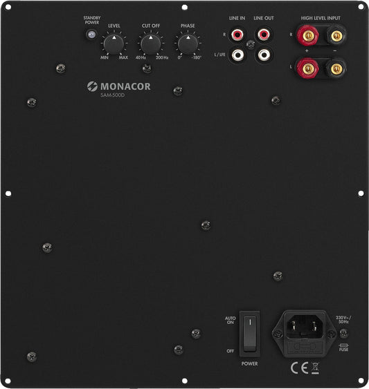 MONACOR SAM-500D Active Subwoofer Digital Amplifier Module 700W
