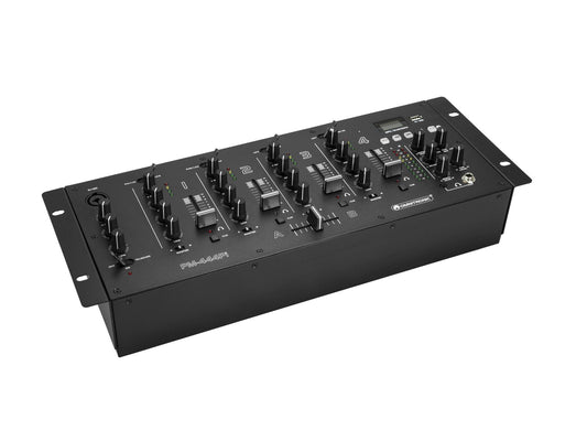 OMNITRONIC PM-444Pi 4-channel DJ mixer with Bluetooth, MP3 player and USB interface