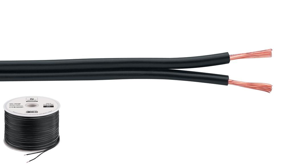 MONACOR SPC-70/SW Speaker cable Economy Quality 2 x 0.75mm, 100m