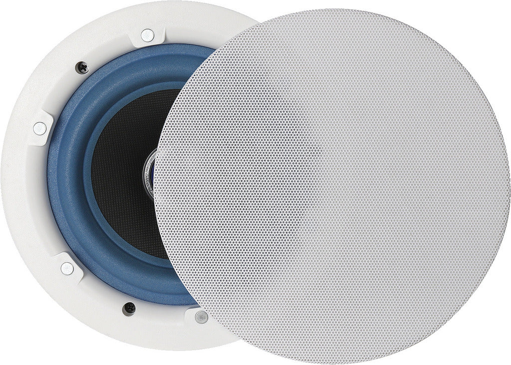AUDINATE DANTE RDA10 6" Active 2-way flush-mount ceiling speaker, with integrated Dante® module.