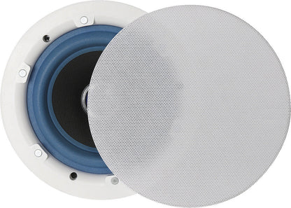 AUDINATE DANTE RDA10 6" Active 2-way flush-mount ceiling speaker, with integrated Dante® module.
