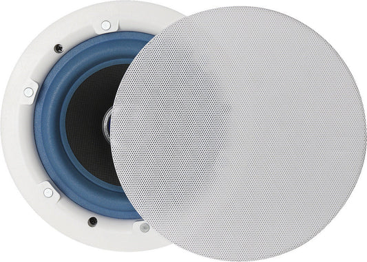 AUDINATE DANTE RDA10 6" Active 2-way flush-mount ceiling speaker, with integrated Dante® module.