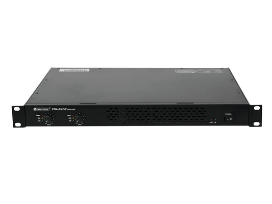 OMNITRONIC XDA-2402 Omnitronic XDA-2402 - Stereo PA amplifier with SMPS, 2 x 1200 W / 4 ohms, 2 x 880 W / 8 ohms