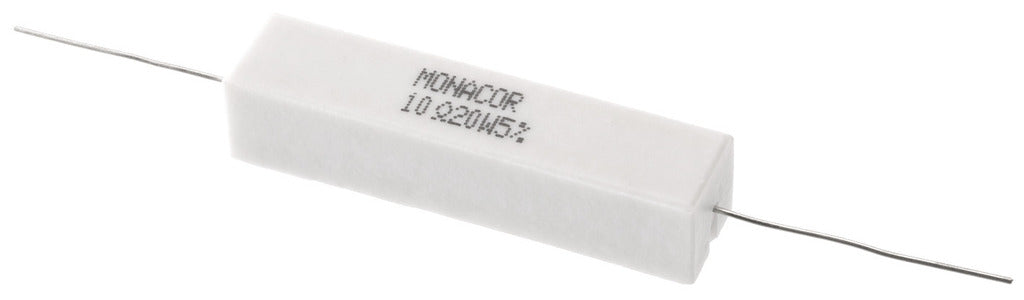 MONACOR LSR-100/20 High-power cement resistor, 10 ?, 20 W
