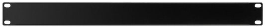 MONACOR RCP-8701U 482 mm (19") rack panel, 1 RU, closed.