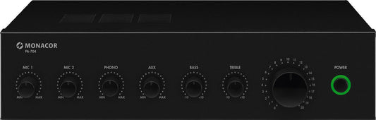MONACOR PA-704 35w Mono PA mixing amplifier