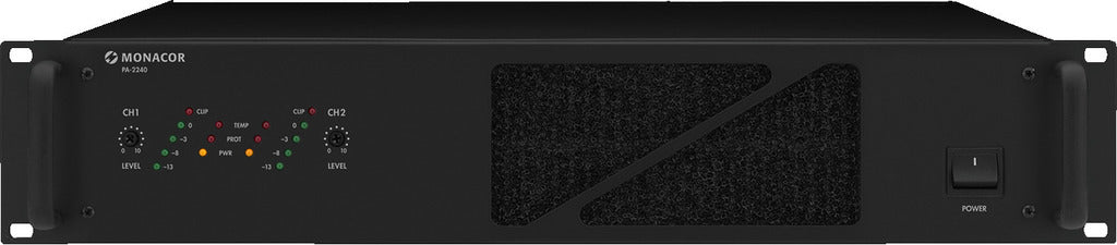 MONACOR PA-2240 PA power amplifier 2 x 240 w