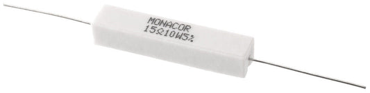 MONACOR LSR-150/10 High-power cement resistor, 15 ?, 10 W