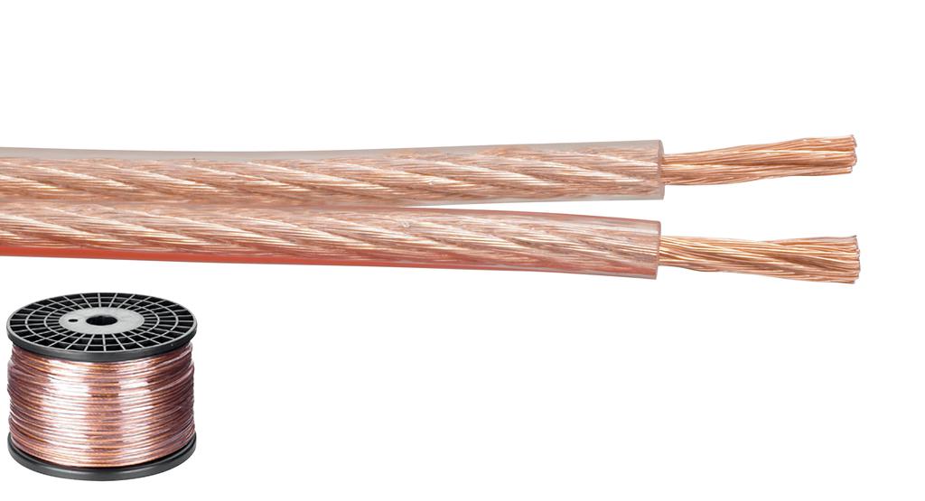 MONACOR SPC-125CA Speaker cable Economy Quality 2 x 2.5mm, 100m
