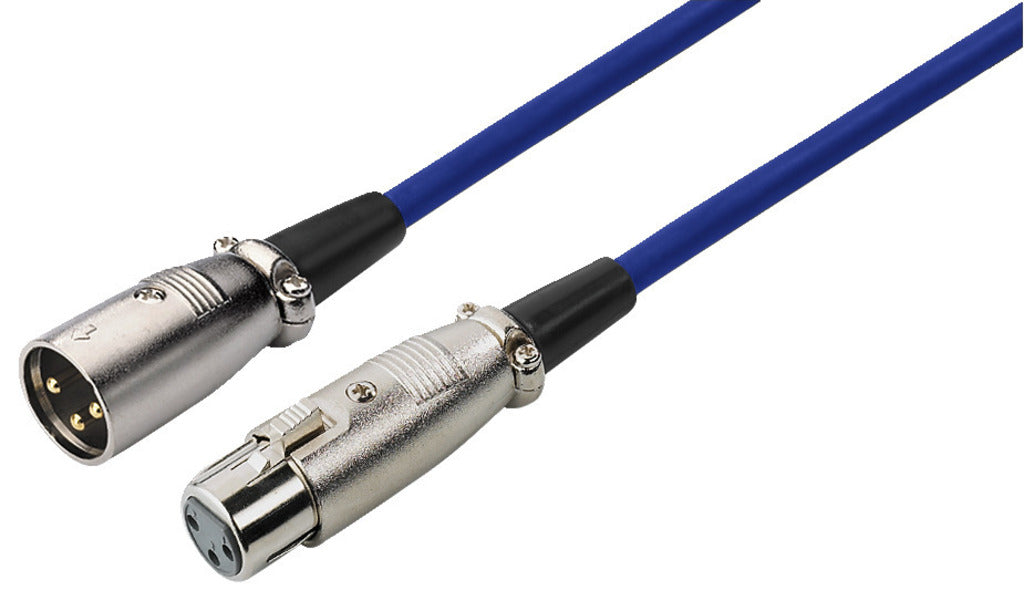 MONACOR MEC-100/BL XLR Extension Cable 1m