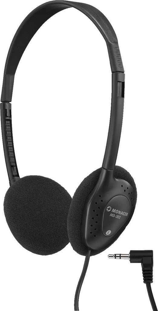 MONACOR MD-302 Stereo Headphones