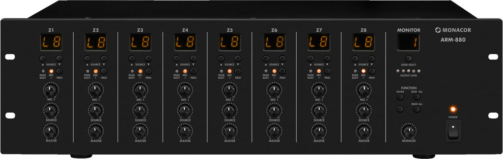 MONACOR ARM-880 Matrix & Paging System