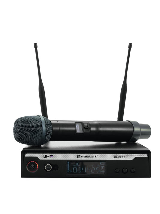 OMNITRONIC UR-222S RELACART Diversity wireless microphone system, 823-832 MHz + 863-865 MHz