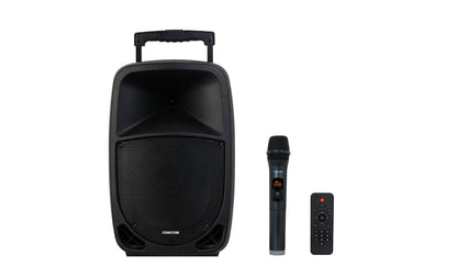 FONESTAR MALIBU-310 10” Portable PA with 1 x UHF Hand Mic. Premium Features inc TWS + Voice Canceller
