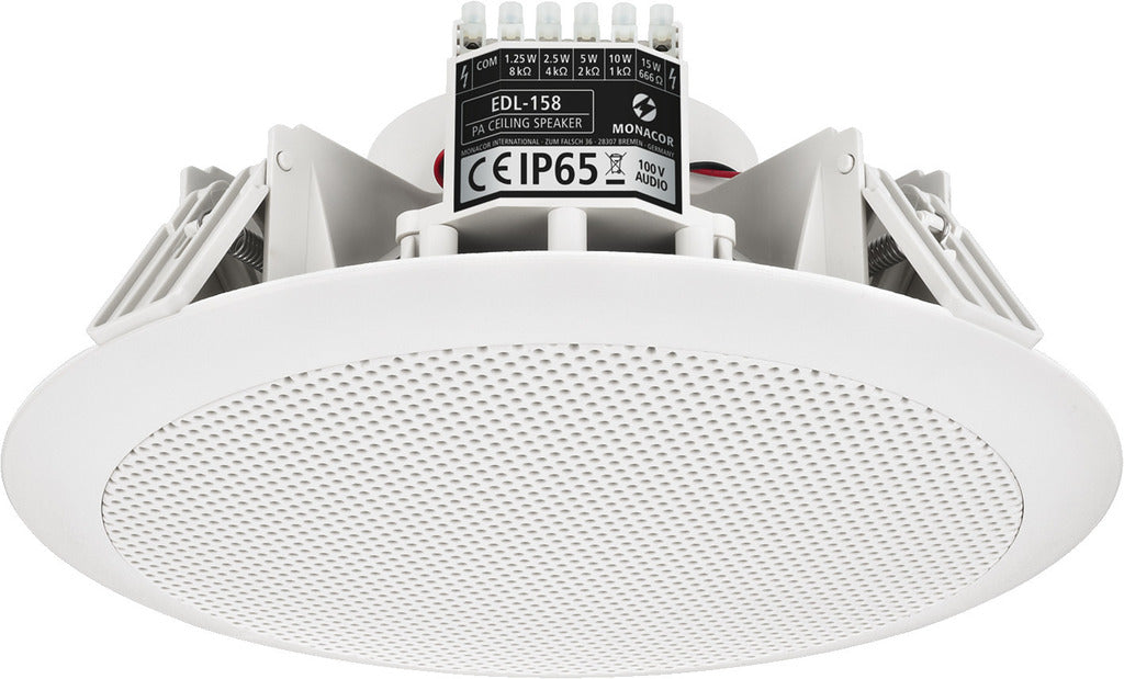 MONACOR EDL-158 Weatherproof PA ceiling speakers