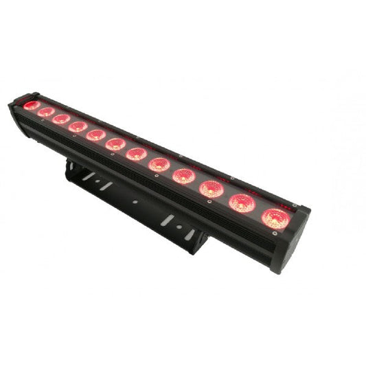 ZZIPP ZZEN1212BWW Battery-powered led bar with 12 rgbwa+uv leds at 12w - ip65