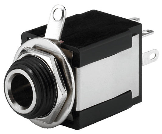 MONACOR T-637SI 6.3mm Stereo Panel Jack Socket