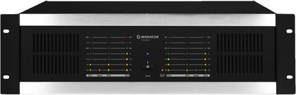 MONACOR STA-1506 6-channel PA amplifier, with integrated limiter