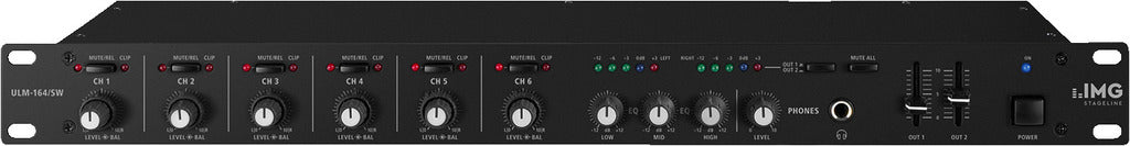 IMG STAGELINE ULM-164/SW Universal 6 Channel Line Mixer