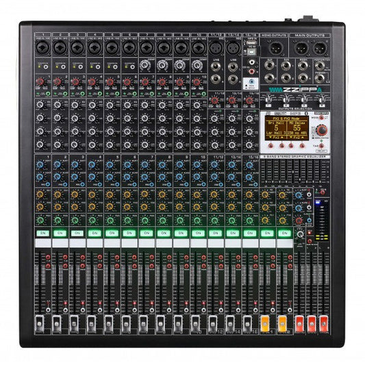 ZZIPP ZZMXPRO16 PROFESSIONAL Mixer with DSP multieffects and Bluetooth.
