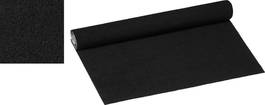 MONACOR CC-140V/SW Self-adhesive Black Velour Fleece Cabinet Cover