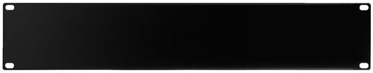 MONACOR RCP-8702U 482 mm (19") rack panel, 2 RU, closed.
