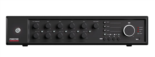 FONESTAR MAX-480Z 480W 5-Zone PA multi-zone amplifier