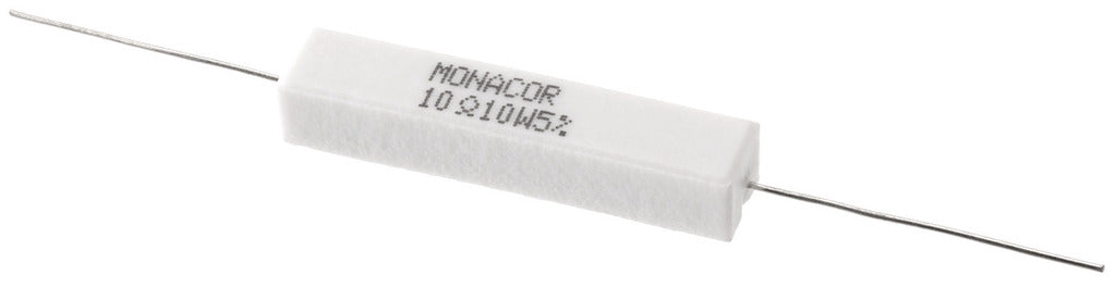 MONACOR LSR-100/10 High-power cement resistor, 10 ?, 10 W