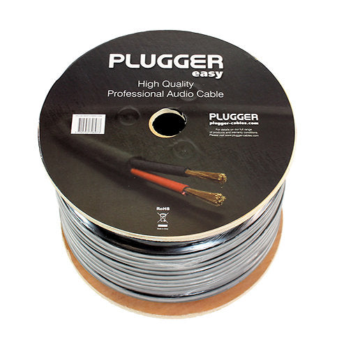 PLUGGER SPC25-100M Professional Speaker Cable Drum 100M 2 x 2.5mm - Epic Audio Ltd