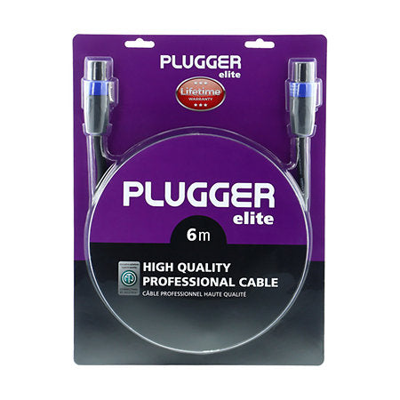 PLUGGER SPK6ME Elite Range Speakon Male to Speakon Male 6M Lead - Epic Audio Ltd