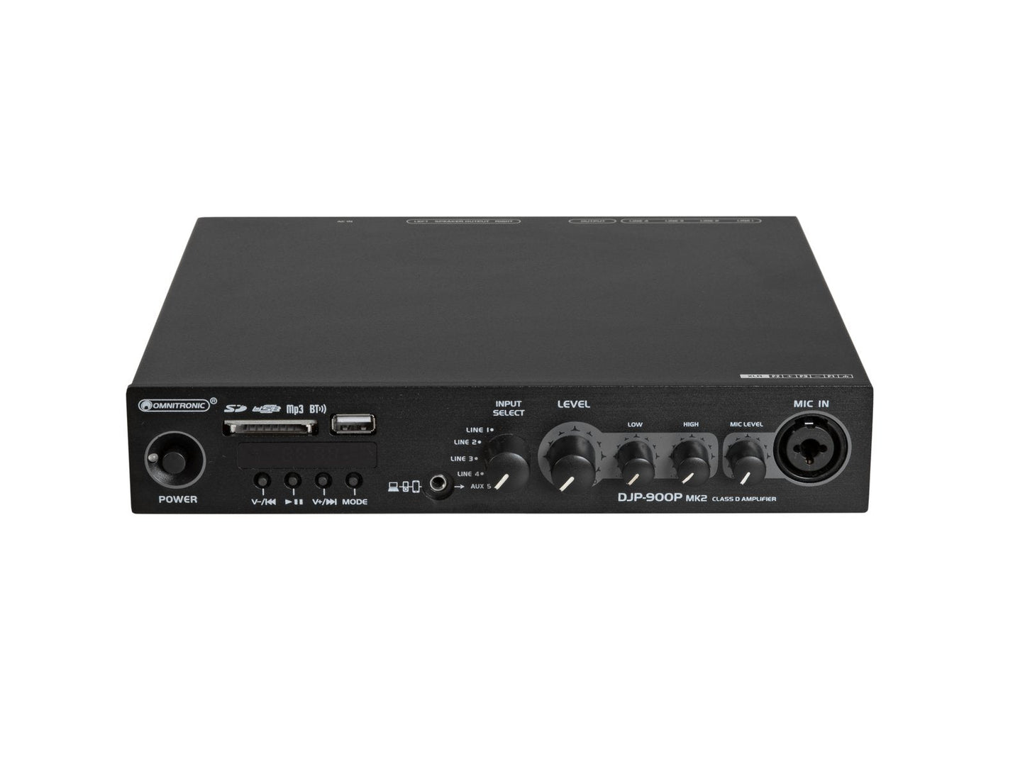 OMNITRONIC DJP-900PMK2 2 x 460w Class D Amplifier