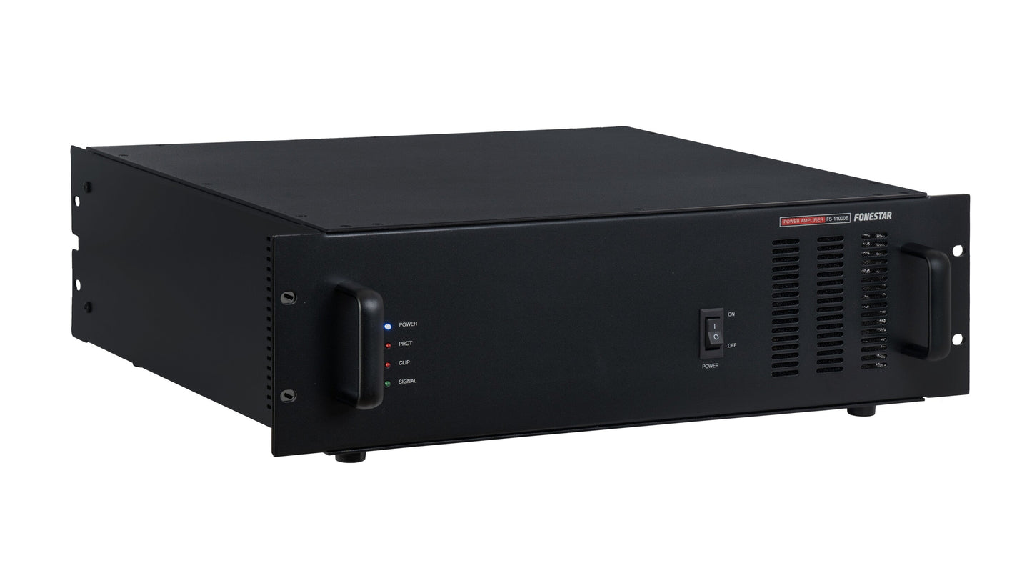 FONESTAR FS-11000E Power stage 1,250W max, 1,000W RMS with 4Ω, 100V and 70V line