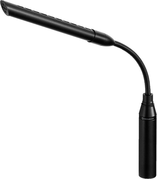 MONACOR EMG-330P Miniature electret directional microphone with gooseneck