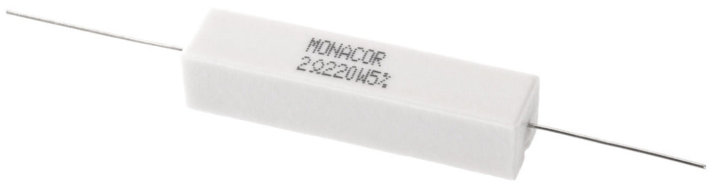 MONACOR LSR-22/20 High-power cement resistor, 2.2 ?, 20 W