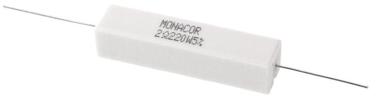 MONACOR LSR-22/20 High-power cement resistor, 2.2 ?, 20 W